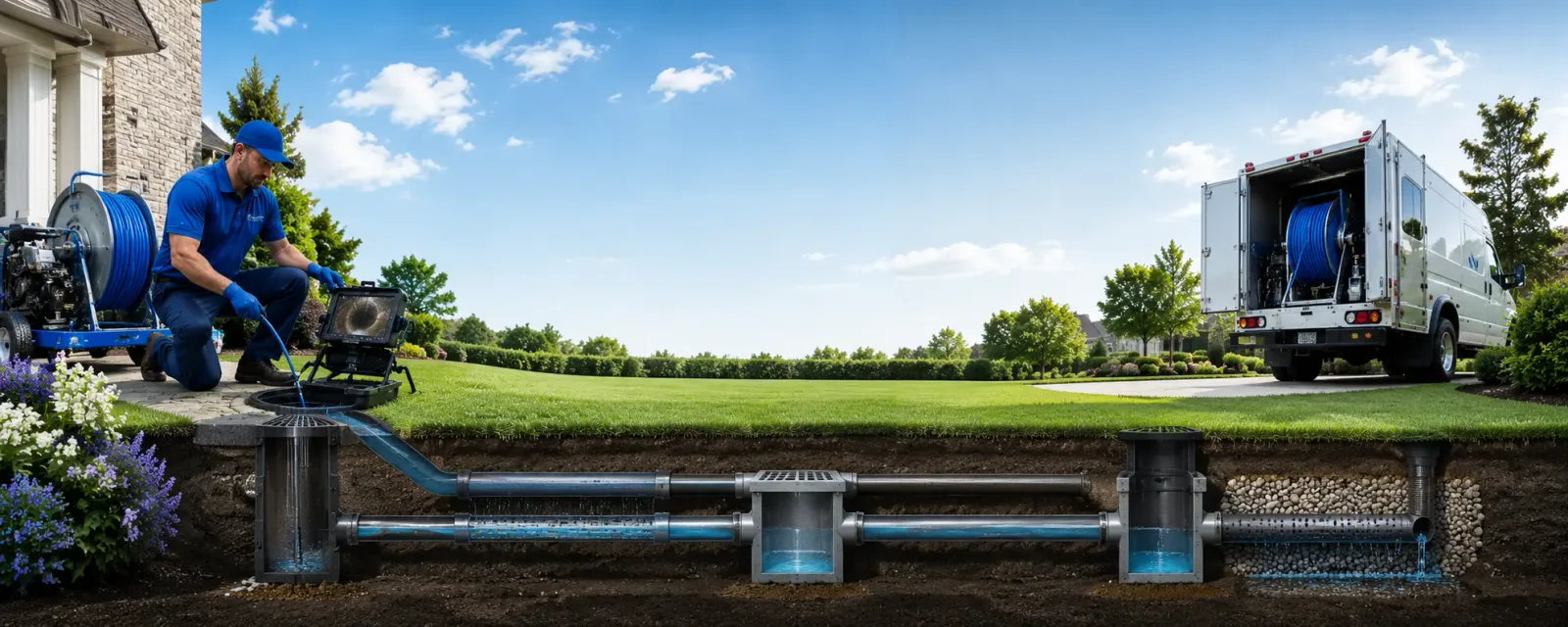 Outdoor drain cleaning information for Unionville, CT