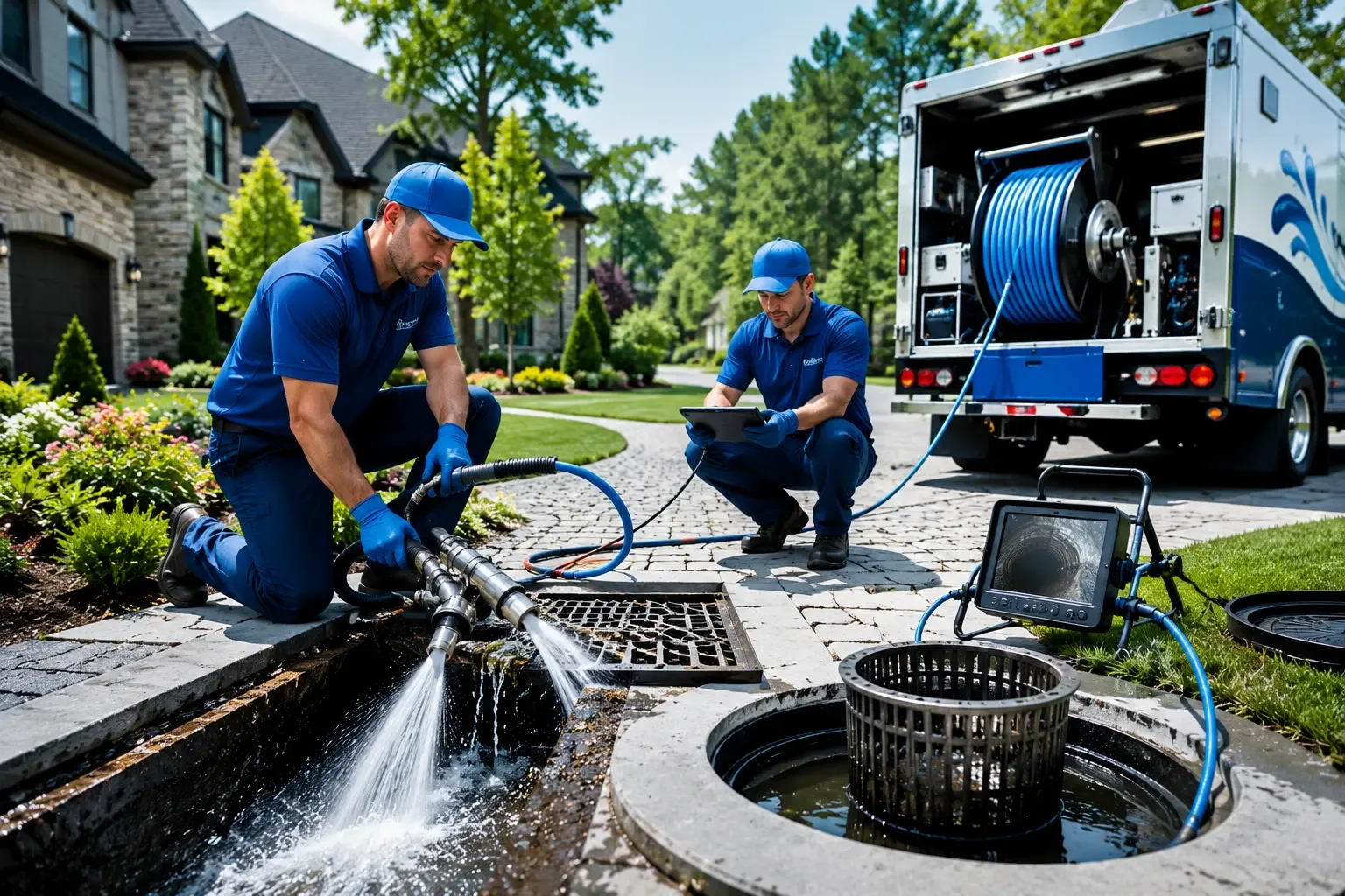 Local outdoor drain cleaning professionals in Unionville, CT