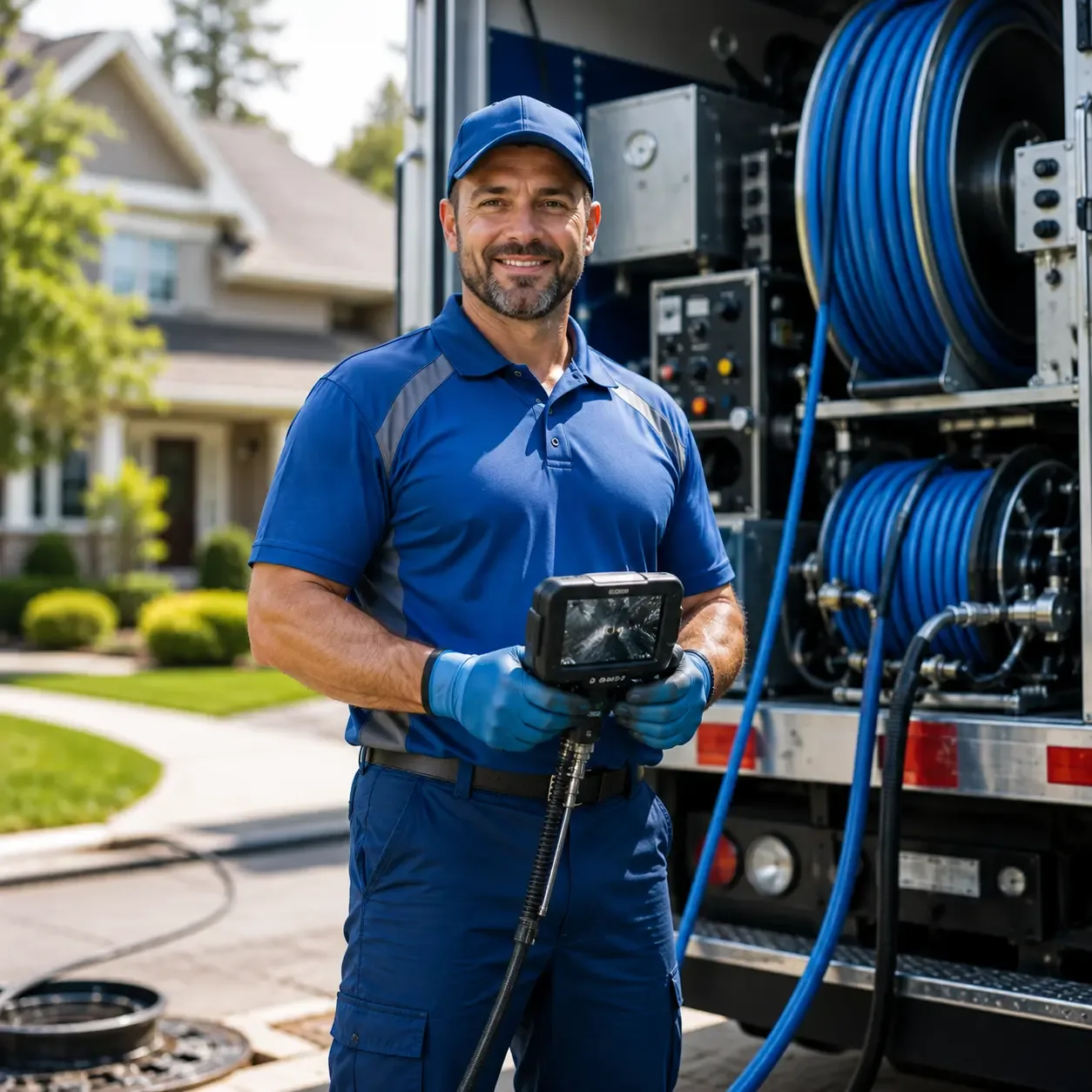Local outdoor drain cleaning specialists in Unionville, CT